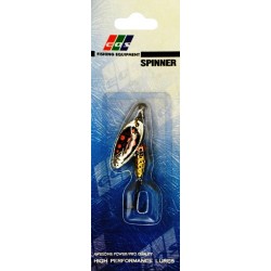 Блешня для риболовлі, обертова, EOS S0029D, вага 5г, колір GS223006